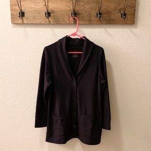 NWOT Cuddl Duds Black Cardigan